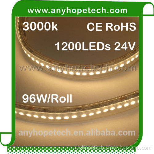 World class quality 19.2W per 5M 1200LEDs waterproof led flexible ribbon